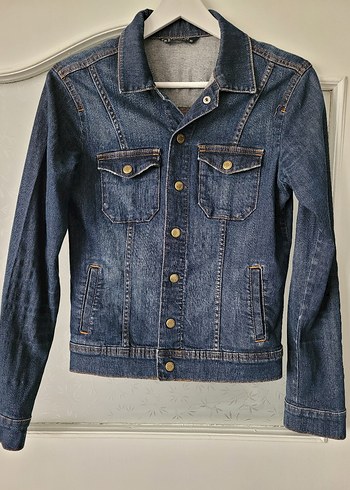 LC Waikiki Düğmeli Kadın Mavi Denim Ceket