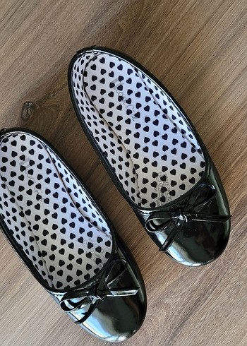 Kız Çocuk Siyah Fiyonklu Babet - Görsel 4