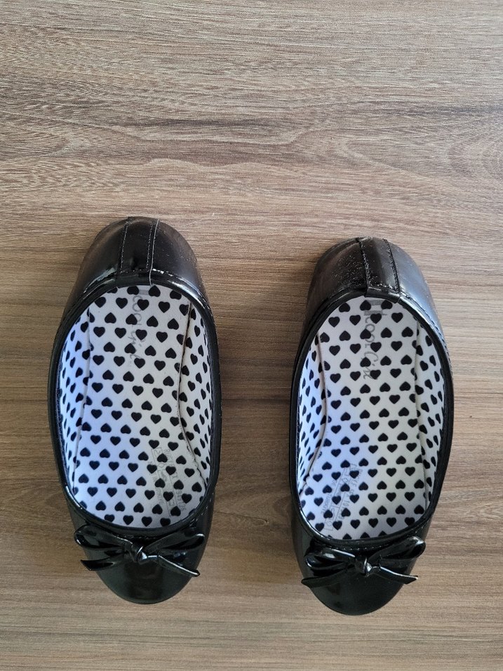 Kız Çocuk Siyah Fiyonklu Babet - Görsel 2