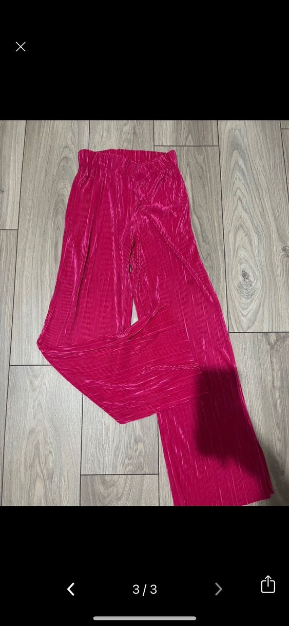 Fuşya fitilli alt üst takım - Görsel 3