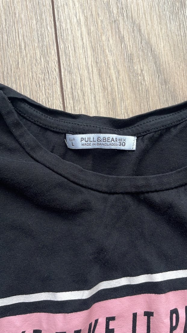 Pull and bear baskılı tişört - Görsel 2