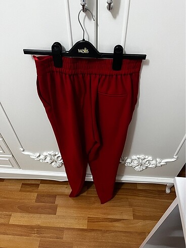Zara ADİL IŞIK KIRMIZI JOGGER PANTOLON