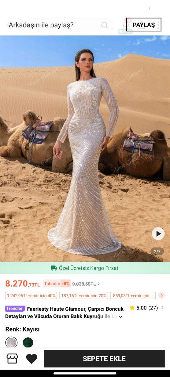 kadın abiye - Görsel 4