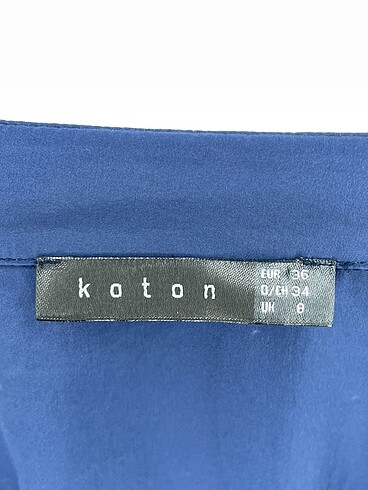36 Beden lacivert Renk Koton Gömlek %70 İndirimli.