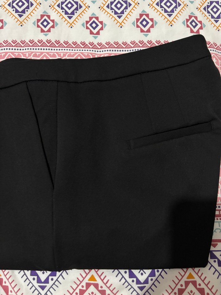 Siyah Kadın Kumaş Pantolon - Görsel 5