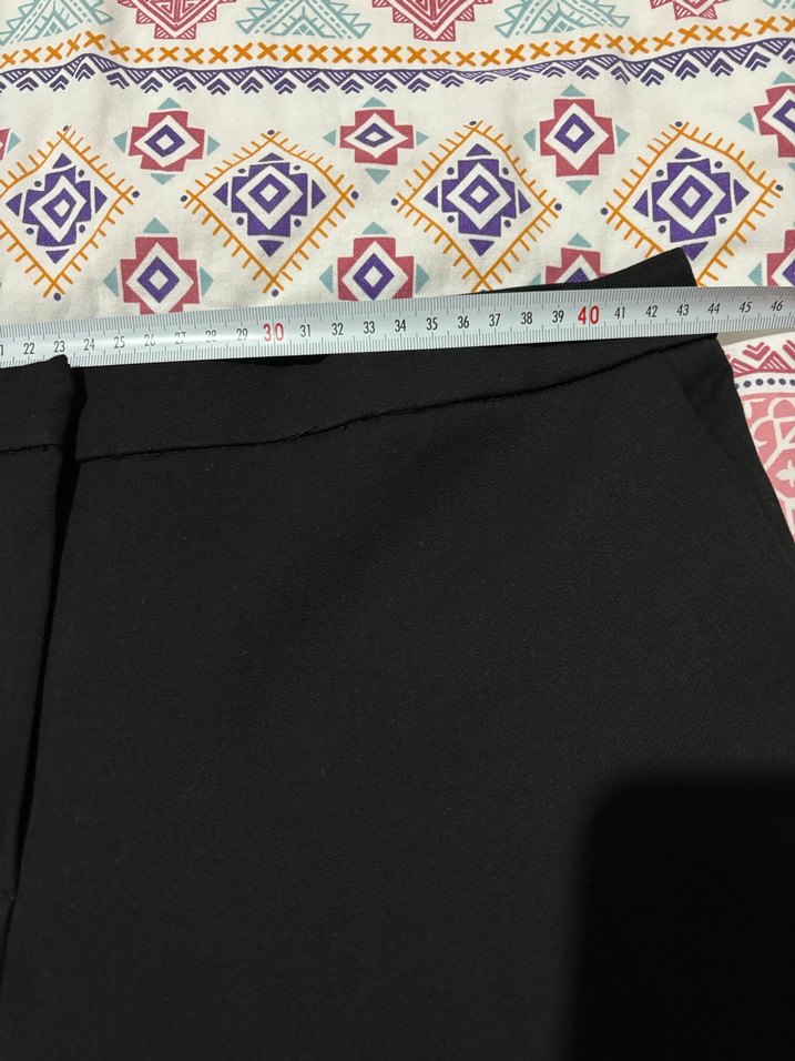 Siyah Kadın Kumaş Pantolon - Görsel 4