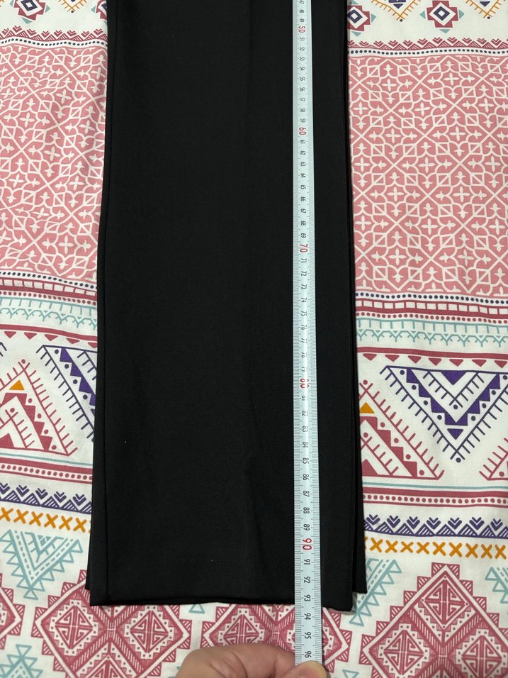 Siyah Kadın Kumaş Pantolon - Görsel 3