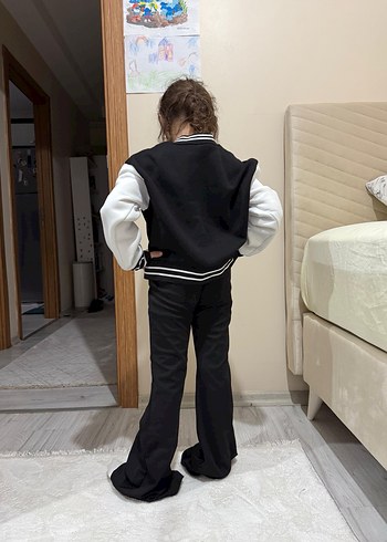 Kız Çocuk kolej hırka pantolon - Görsel 4