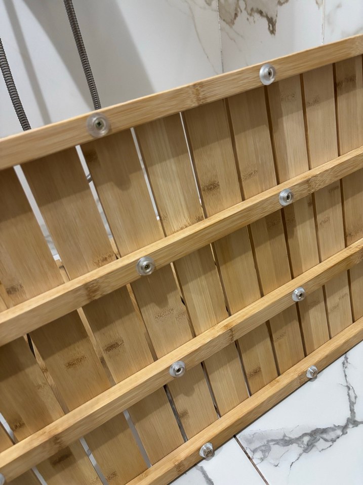 Ahşap Banyo Paspası ayaklık - Görsel 3