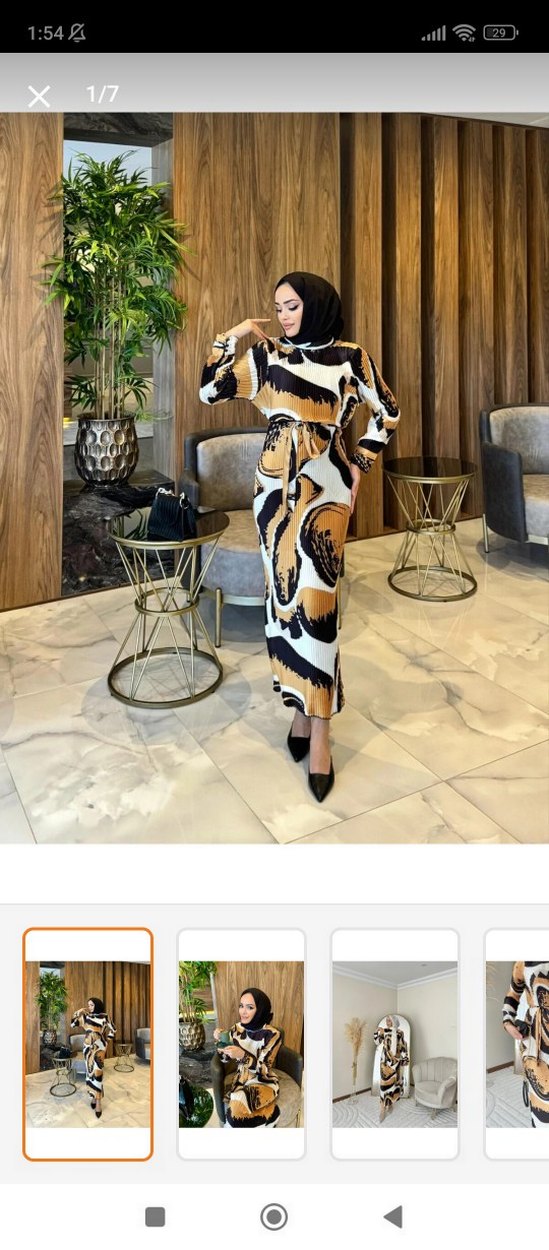 Tesettür elbise - Görsel 3