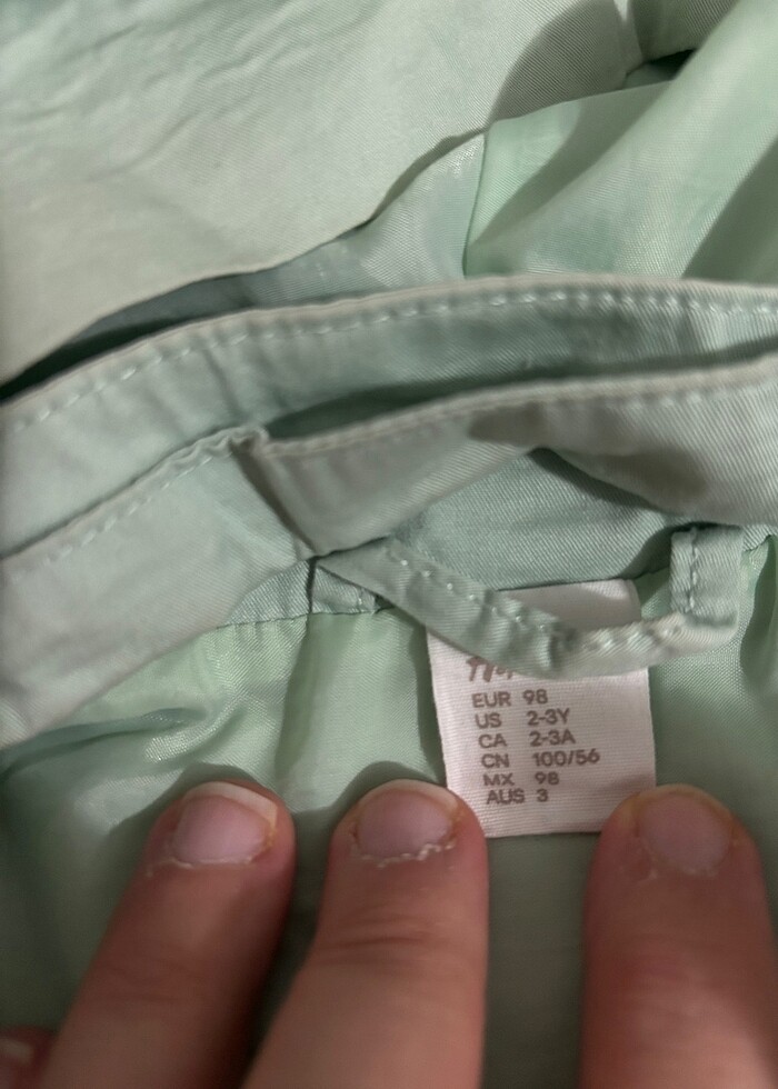 H&M kız çocuk yağmurluk - Görsel 4