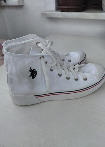Beyaz Kadın Spor Ayakkabı US Polo