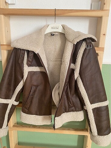 Blazer kürklü kısa ceket