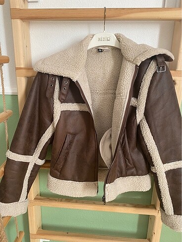 H&M Blazer kürklü kısa ceket