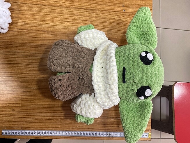  Beden Amugurimi Örgü Bebek Baby Yoda