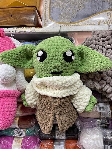 Diğer Amugurimi Örgü Bebek Baby Yoda