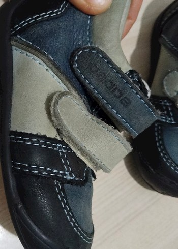 Gri Erkek Bebek İlk Adım Ayakkabısı Tokalı - Görsel 2