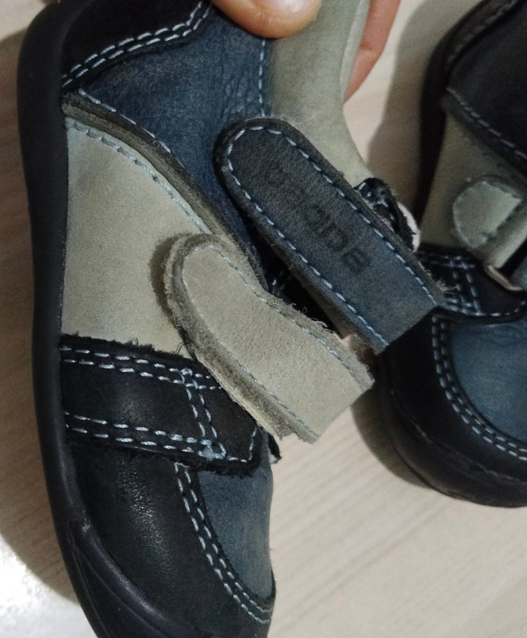 Gri Erkek Bebek İlk Adım Ayakkabısı Tokalı - Görsel 2