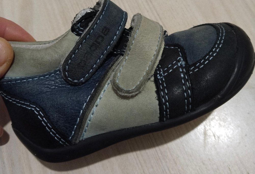 Gri Erkek Bebek İlk Adım Ayakkabısı Tokalı - Görsel 4