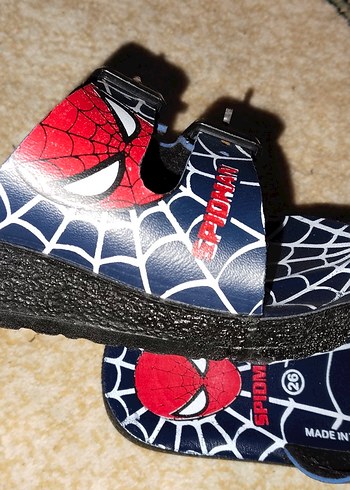 Erkek Örümcek Adam Baskılı Tokalı Terlik - Görsel 5