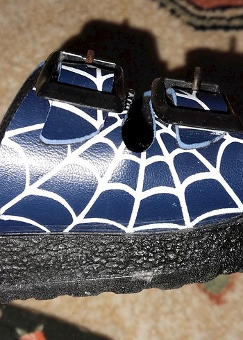 Erkek Örümcek Adam Baskılı Tokalı Terlik - Görsel 4