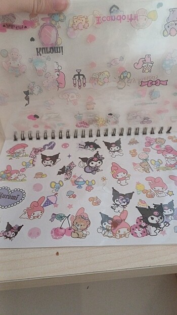 Beden Renk Hello kitty sticker defteri