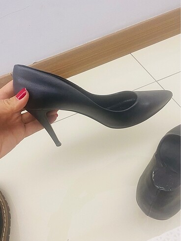 37 Beden siyah Renk Stiletto siyah ayakkabı