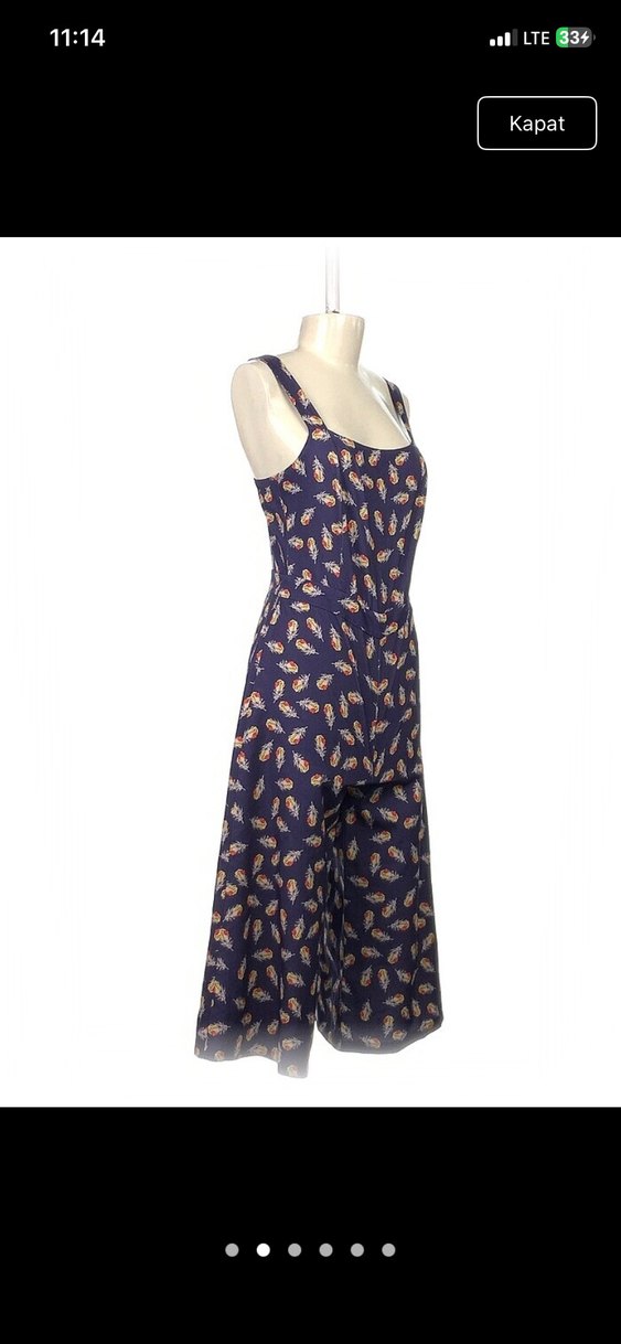 Kadın Lacivert Bohem Uzun Tulum - Görsel 2