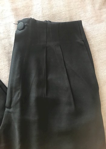 Zara Siyah Kadın Kumaş Pantolon