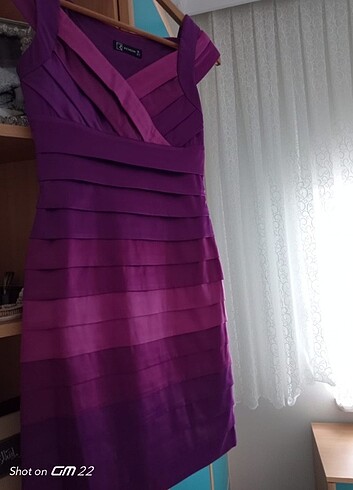 Özel tasarım kısa kokteyl elbisesi - Görsel 4