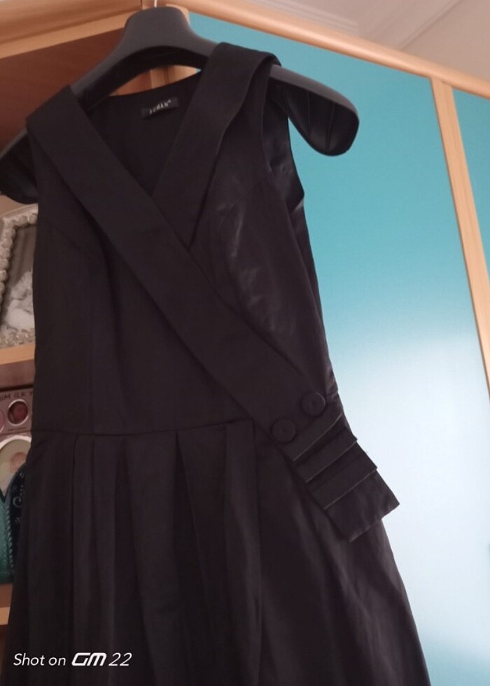 Dizalti kokteyl elbisesi - Görsel 2