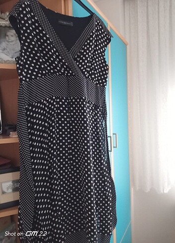 Kadin şık  sifon elbise - Görsel 2