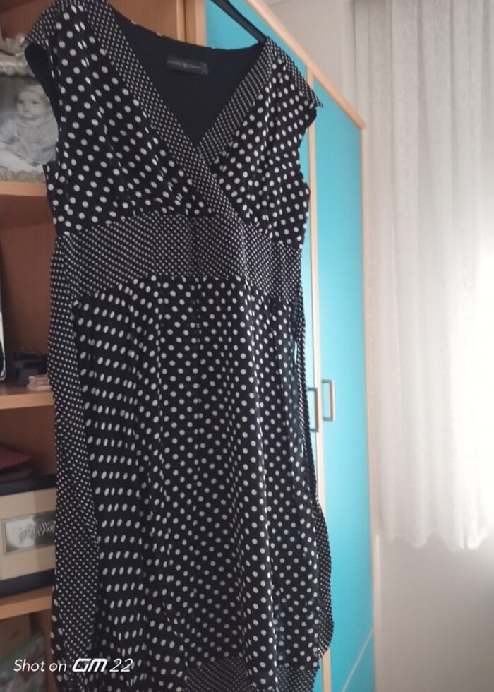 Kadin şık  sifon elbise - Görsel 2