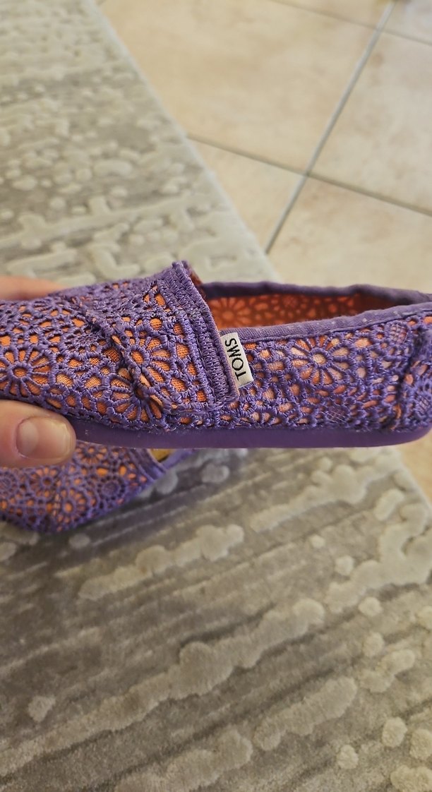 Mor Dantel İşlemeli Bohem Kız Babet - Görsel 2