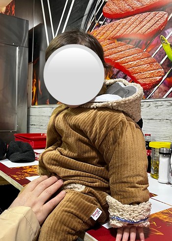 Kahverengi  Bebek Peluş Tulumu - Görsel 4