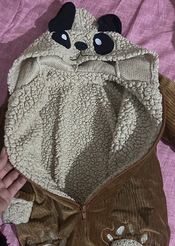 Kahverengi  Bebek Peluş Tulumu - Görsel 3