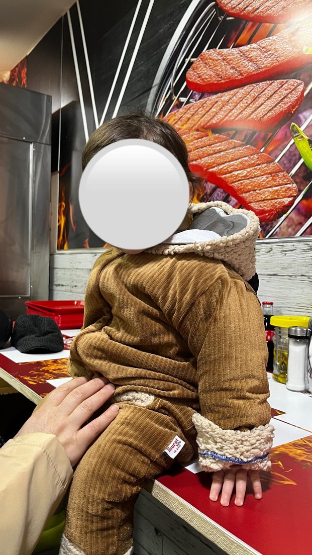 Kahverengi  Bebek Peluş Tulumu - Görsel 4