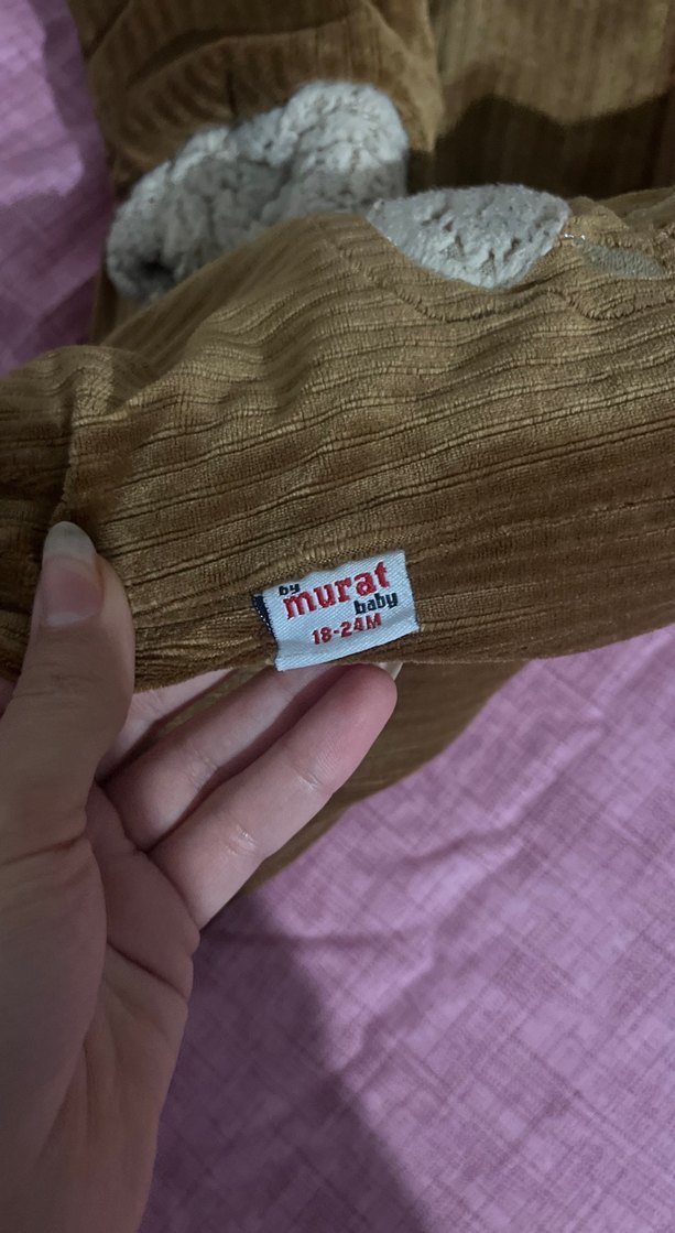 Kahverengi  Bebek Peluş Tulumu - Görsel 2