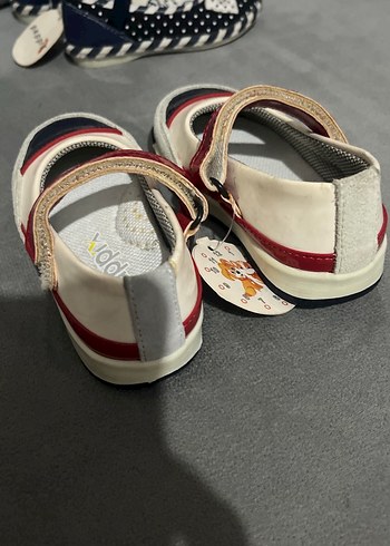 Kız Çocuk Renkli Tokalı Babet - Görsel 5