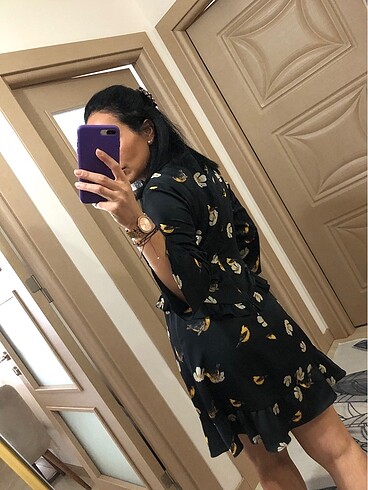 Zara basic elbise mini - Görsel 5