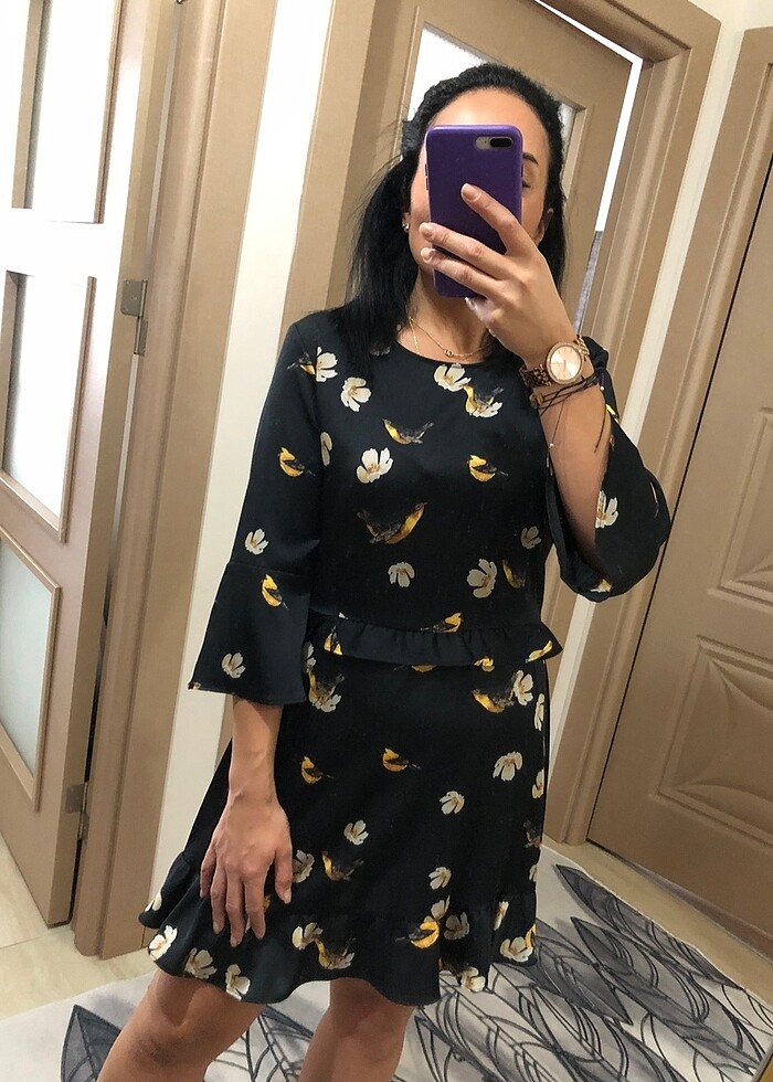 Zara basic elbise mini - Görsel 3