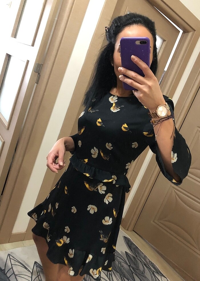 Zara basic elbise mini - Görsel 4