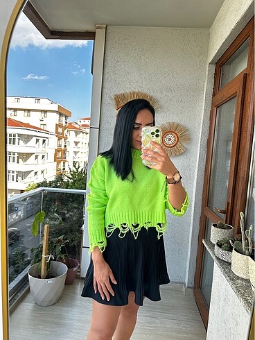 diğer Beden Standart beden leon renk triko