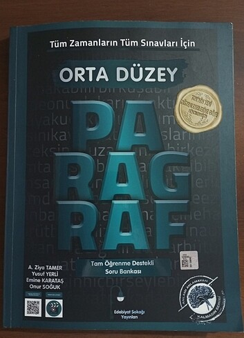 Edebiyat Sokağı Yayınları Paragraf(orta düzey) 