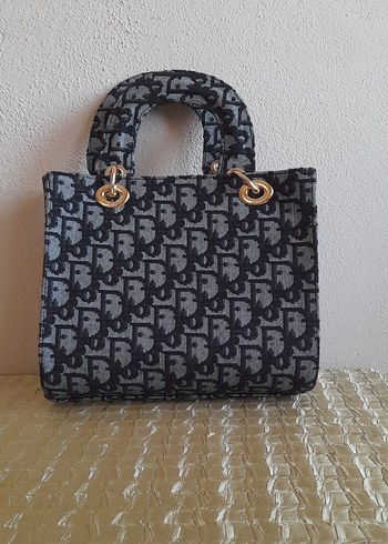 Beden Zincir Detaylı Christian Dior Gri Kadın Çanta