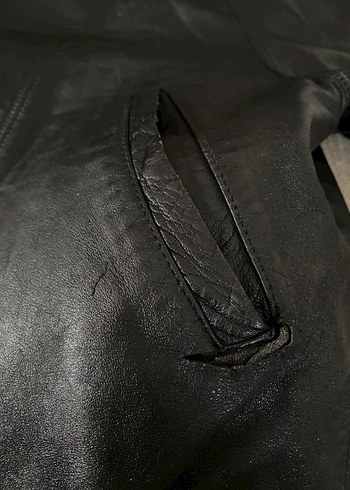 American Vintage Bomber hakiki deri ceket