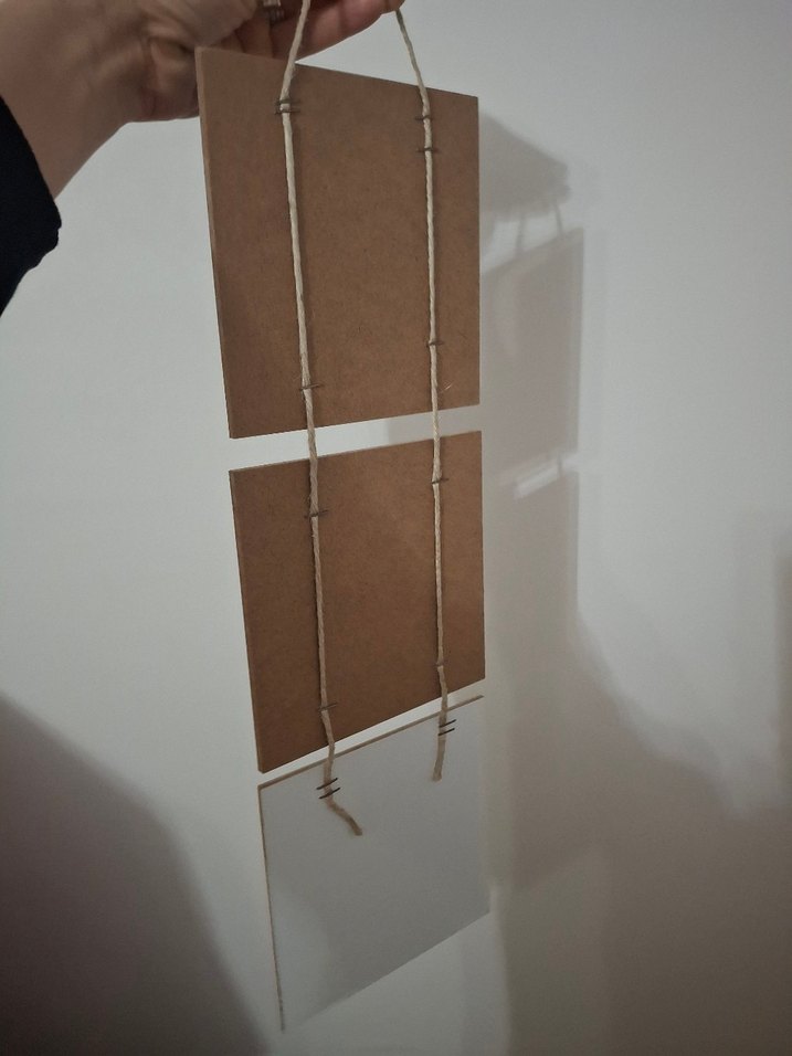 Gri Kedi Temalı Üçlü Duvar Dekoru VİNTAGE - Görsel 3