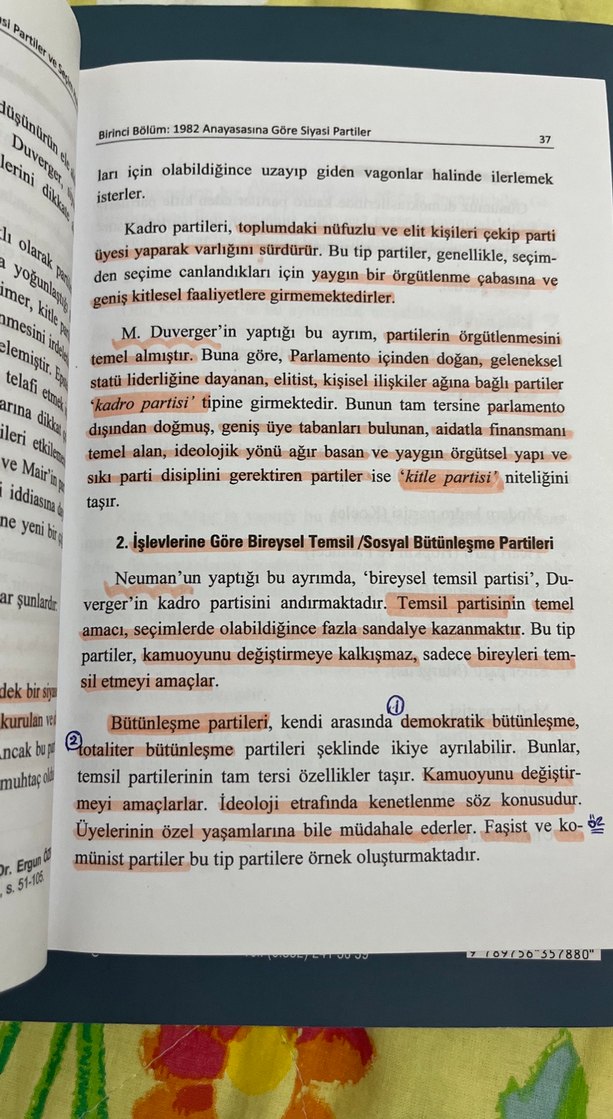 Siyasi Partiler ve Seçim hukuku kitabı Eşref İba - Görsel 3