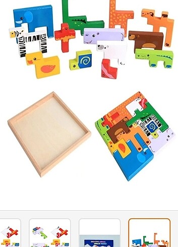 Fisher Price Ahşap puzzle 