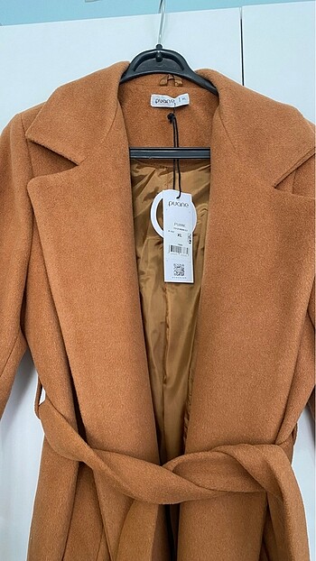 xl Beden camel Renk Hic kullanilmamis kaban
